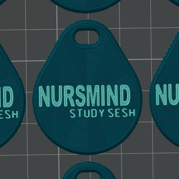 NFC Tag - Teal writing (FREE with purchase)